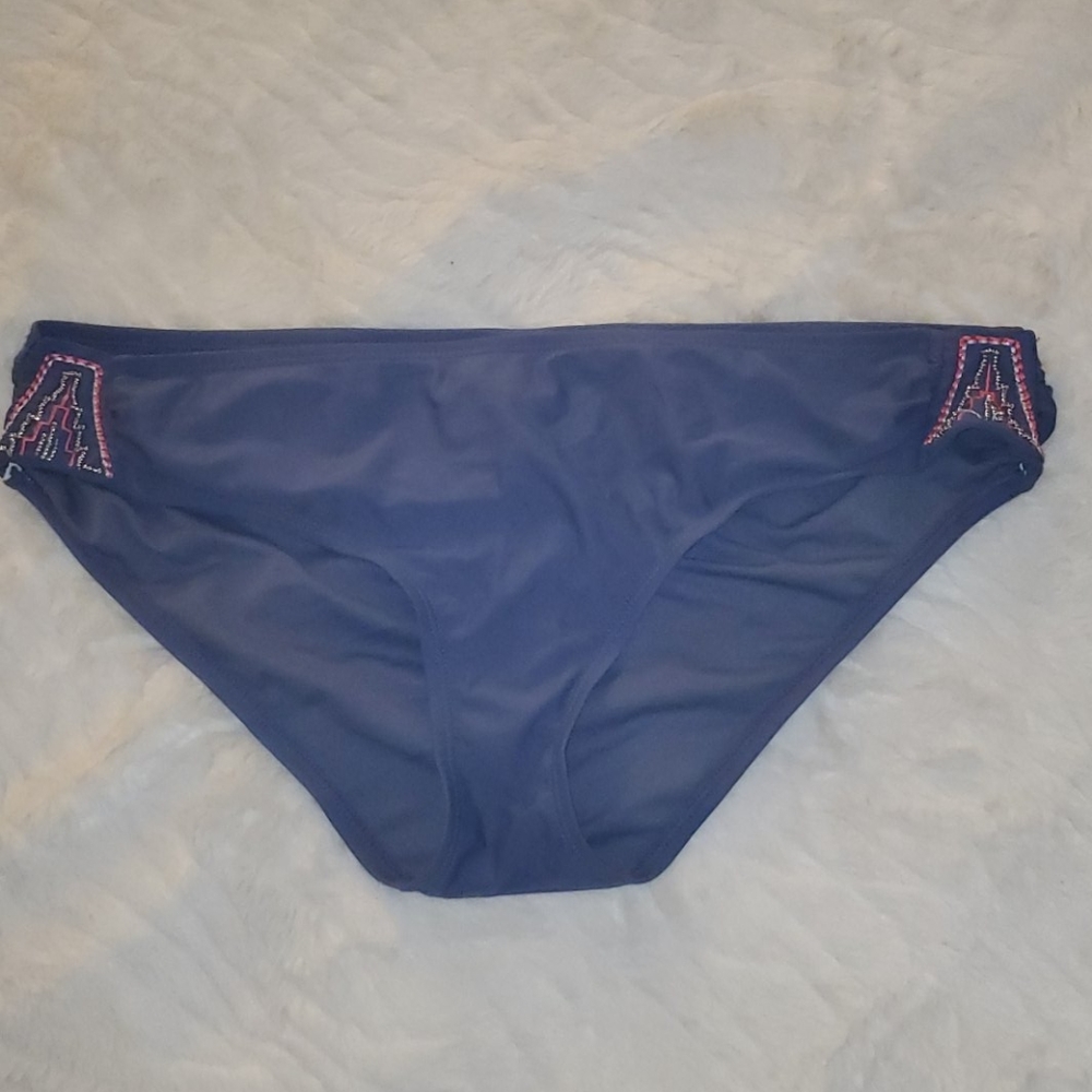 Bead Embellished Bikini Bottom